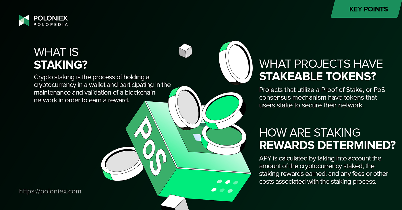 Dynamic graphic of cryptocurrency tokens flowing into an on-chain loyalty staking pool with reward multipliers for passive crypto rewards