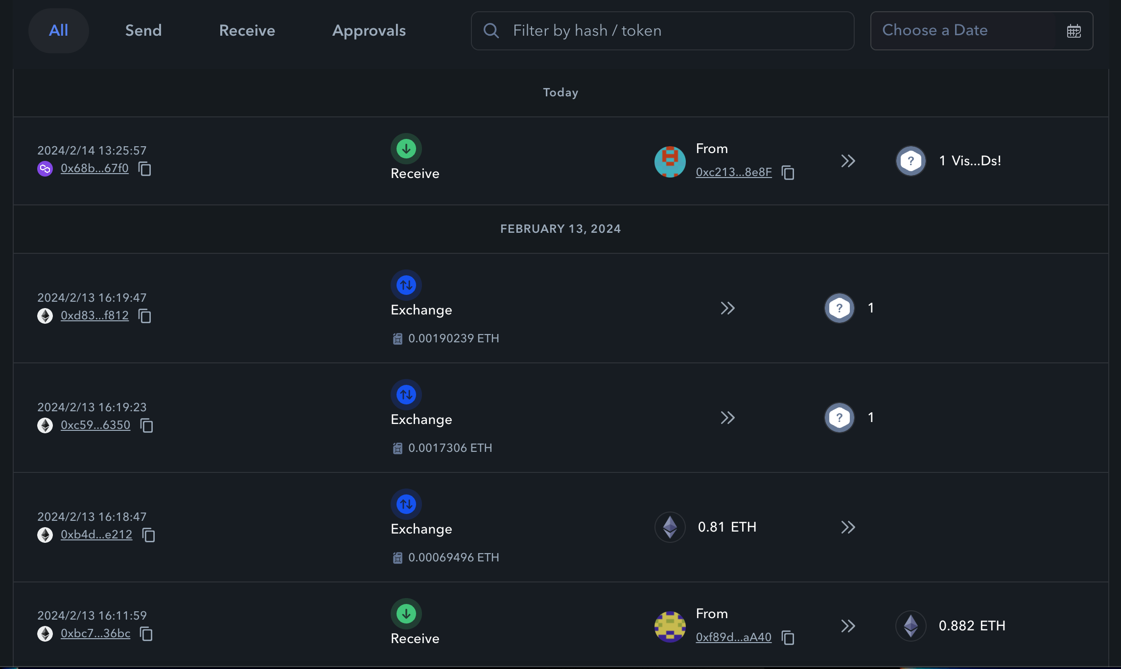 Life DeFi staking loyalty program dashboard