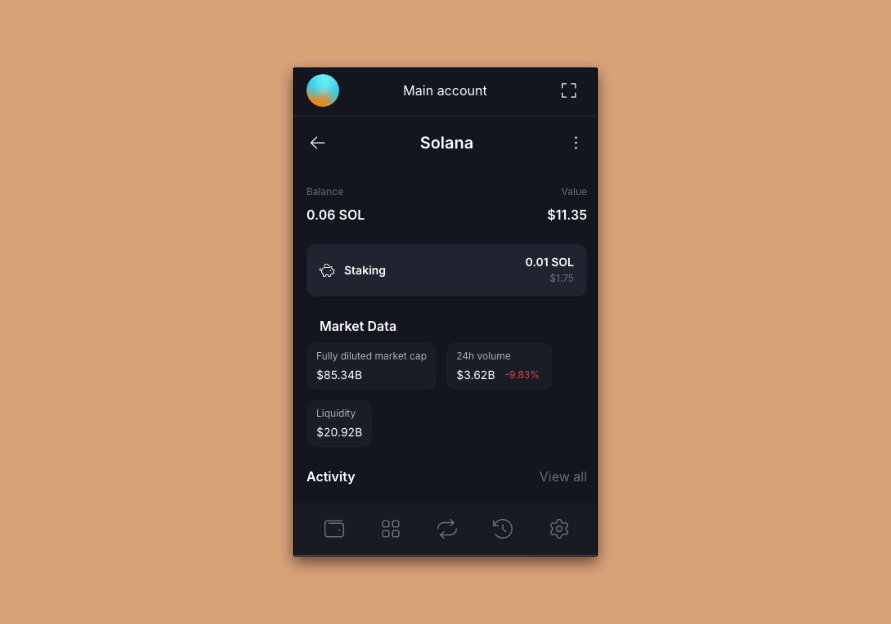 OnStaking cross-chain staking interface