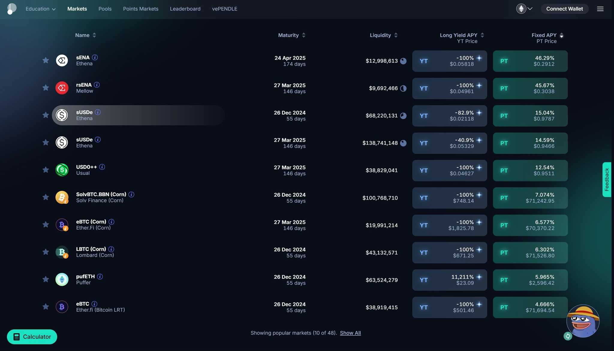 Pendle Finance yield staking 2025